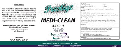 Front/back Panel Box Label (Lb079.4x1 Box Medi Clean Bd4)